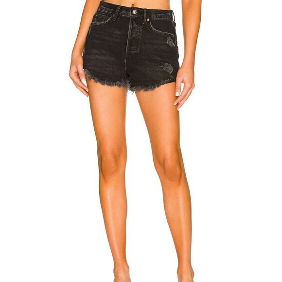 Free People Jean Shorts Size 28 - Picture 1 of 6